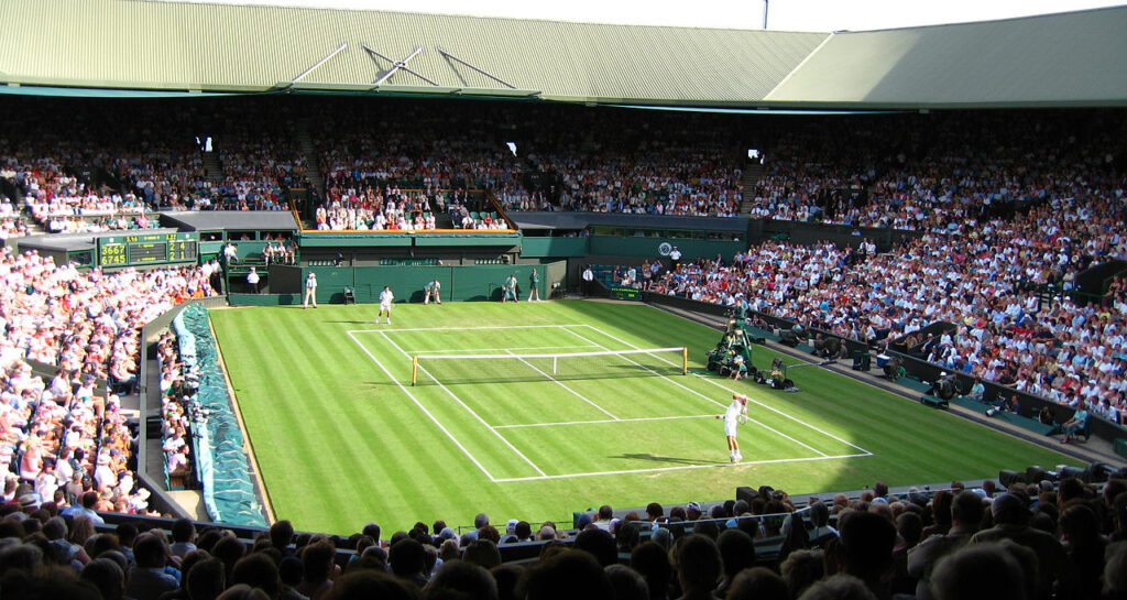 Tennisbaner Wimbledon Græs