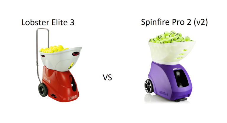 Hvad er forskellen mellem Lobster Elite 3 og Spinfire Pro 2 (v2)? 🎾